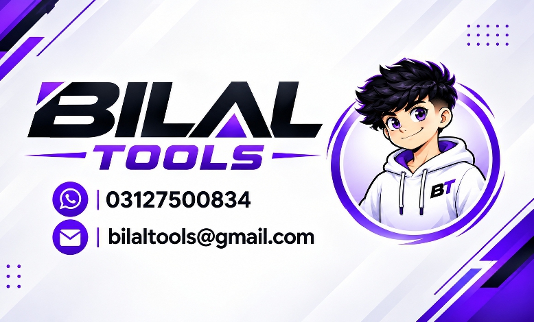 Bilal Tools contact card
